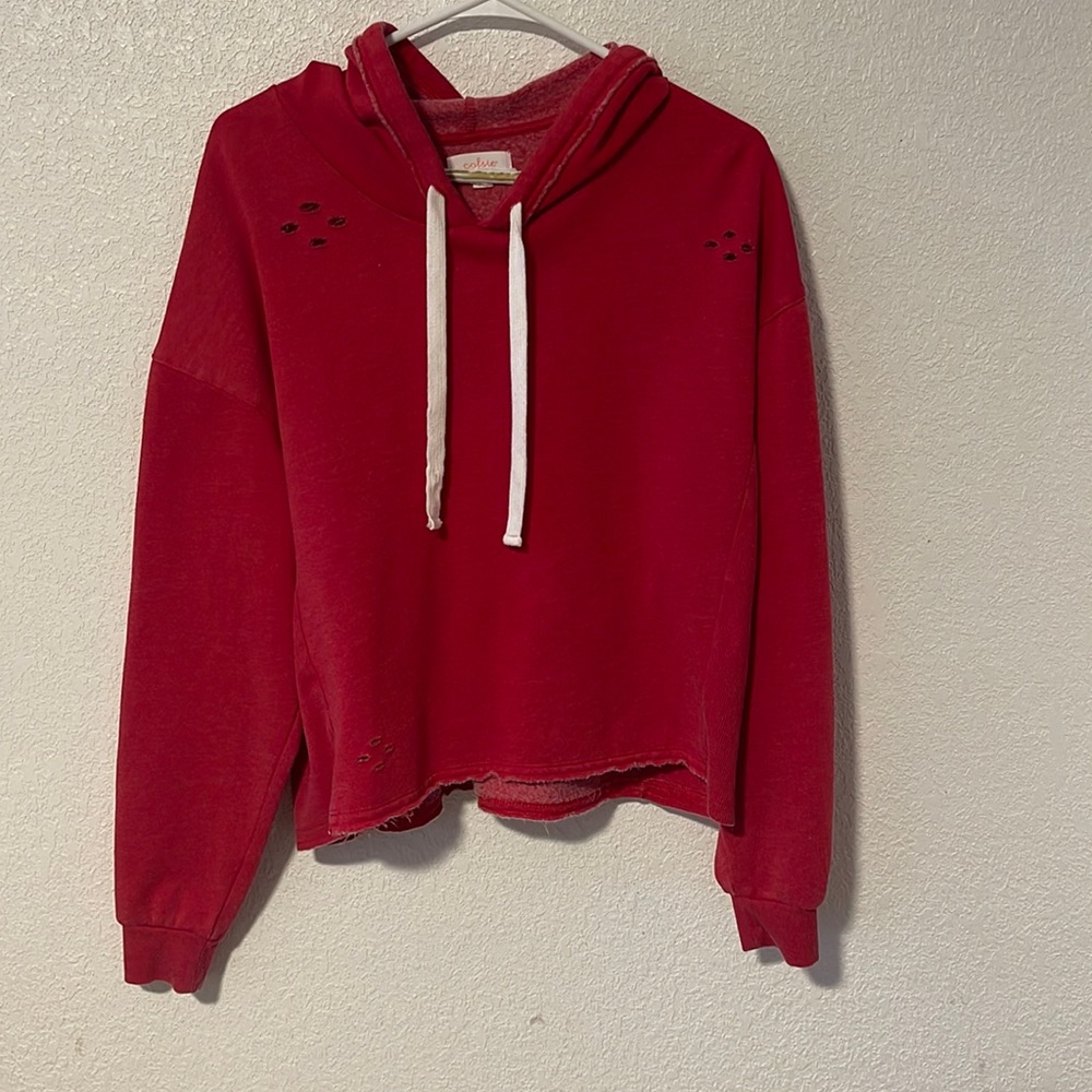 Cropped hoodie